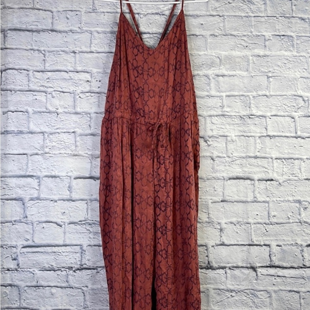 Free People Women’s Tomato Comb Rayon Romper Size Large - Picture 2 of 7